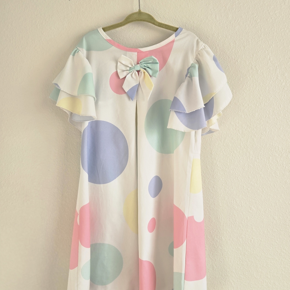 Colorful Polka Dot Kids Dress